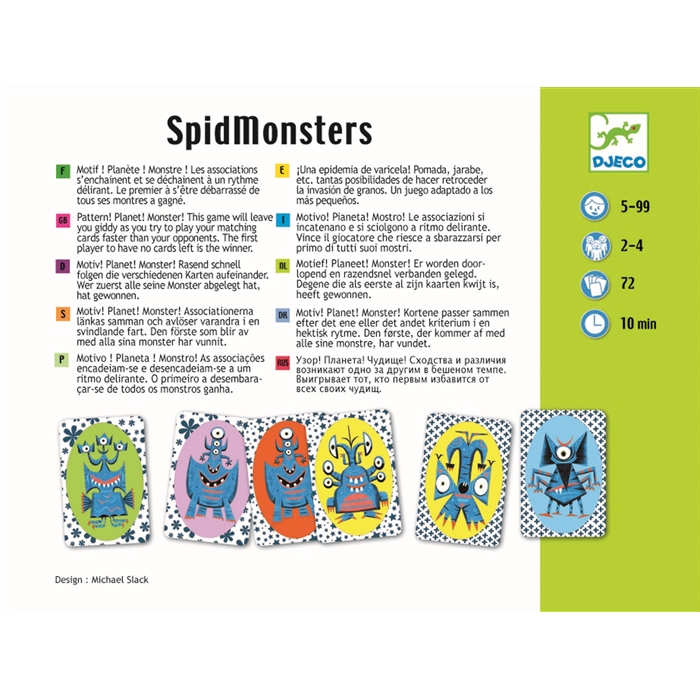 Spid Monsters - Dikkat, Organize Olma ve Hız Oyunu