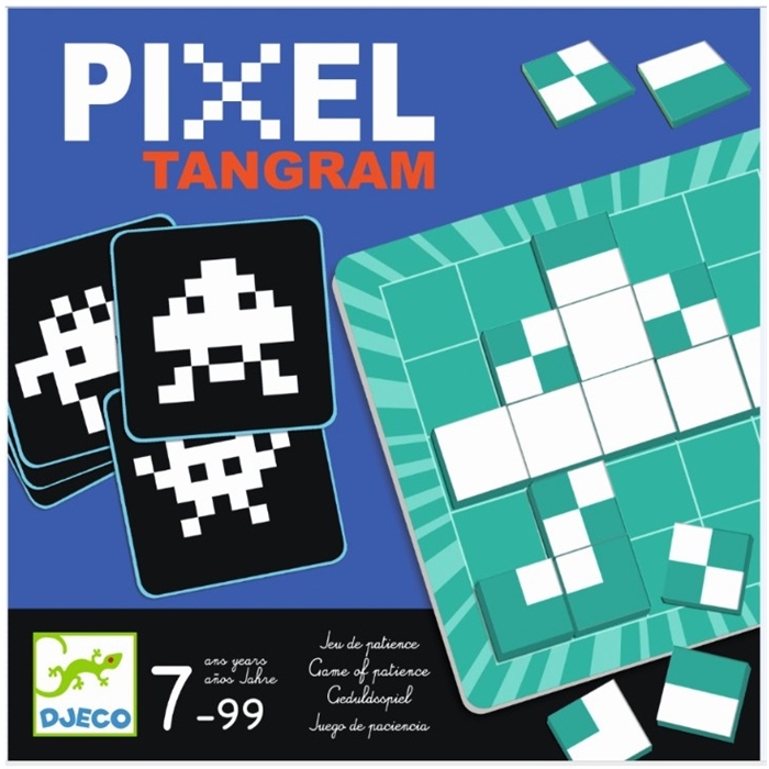 Pixel Tangram Dikkat, Görsel Algılama ve Zeka Oyunu 7+ Yaş