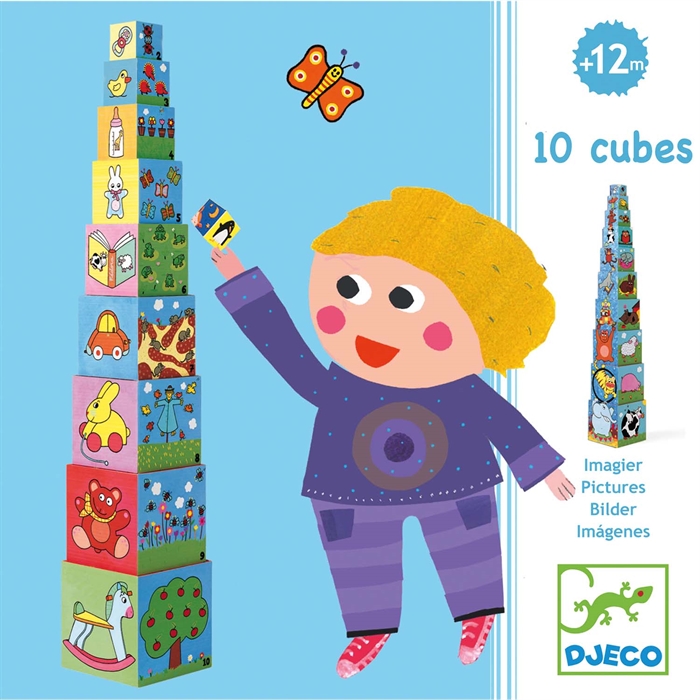 10 Cubes Picture Blocks - Resimli Küpler 