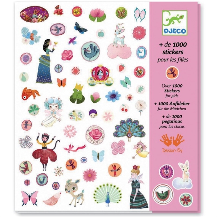 1000 Stickers for Girls