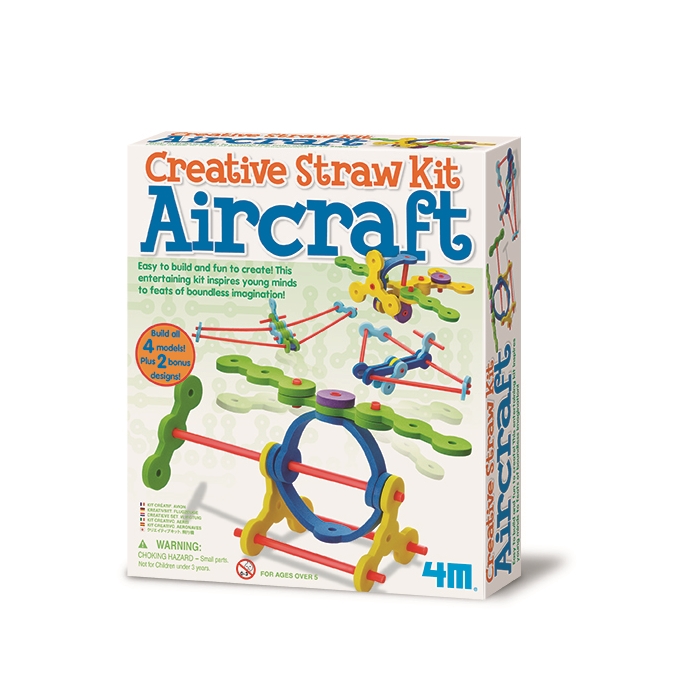 Creative Straw Kit - Aircraft / Yaratıcı Tüp: Hava