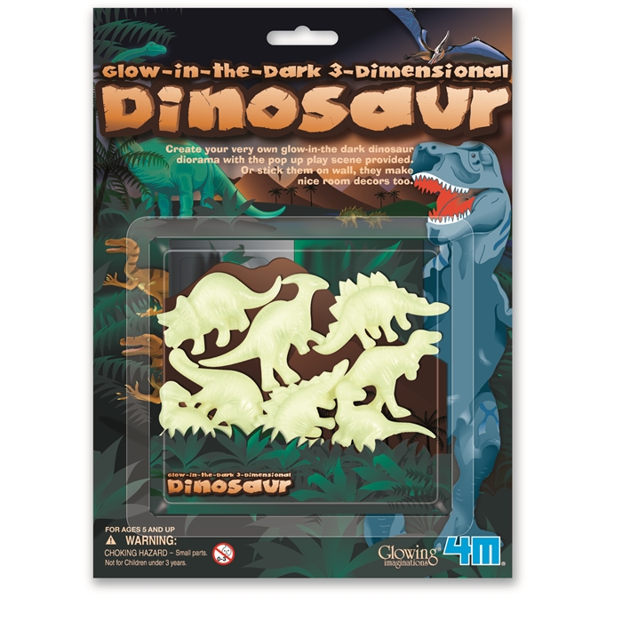 Glow 3D Dinosaur / Parlayan Dinazorlar