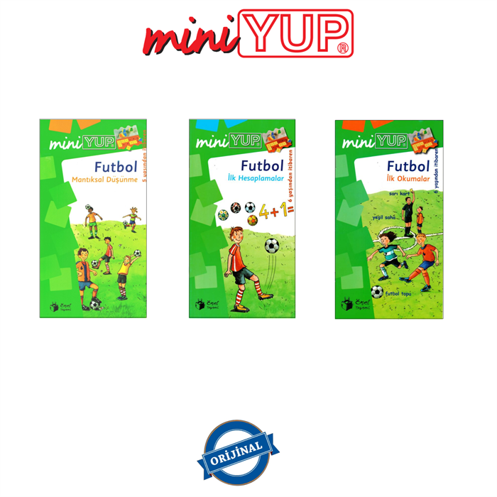 MiniYUP 5-6 Yaş Futbol Seti (3 Kitap + Kontrol Aracı)