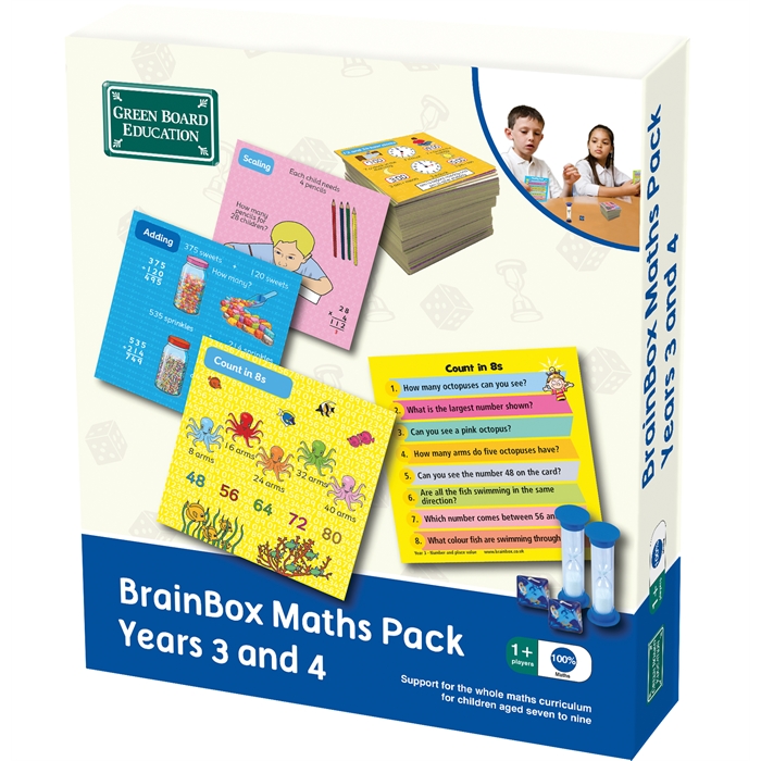 Brainbox Maths Pack Years 3 And 4