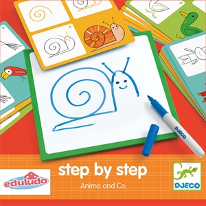 Step by Step Animo and Co - Adım Adım Çizim Hayvanlar 5+ Yaş