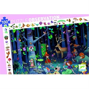 Enchanted Forest- 5+ Yaş Puzzle, 100 pcs