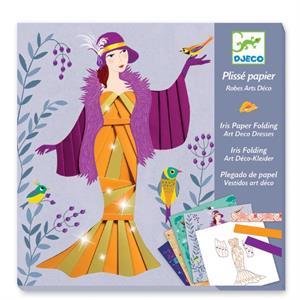 Iris paper folding - Art deco dresses