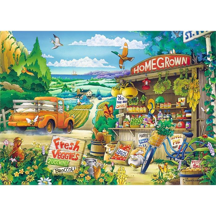 Morning in the Countryside 500 Parça Puzzle