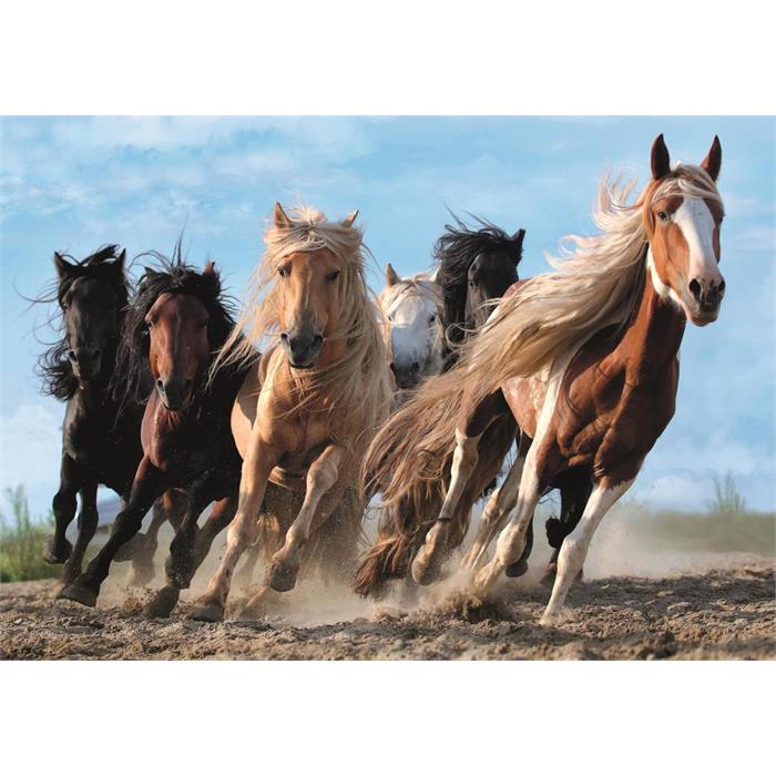 Galloping Horses 1000 Parça Puzzle