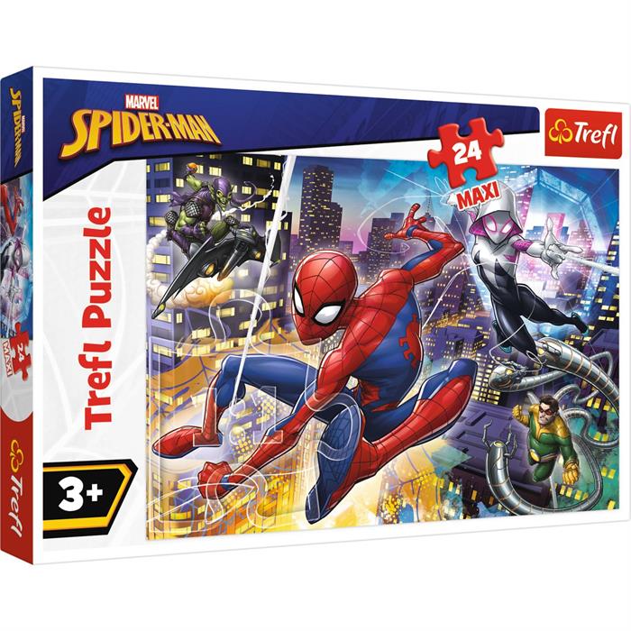 Fearless Spiderman / Marvel Spiderman 24 Parça 3+ Yaş Dev Puzzle