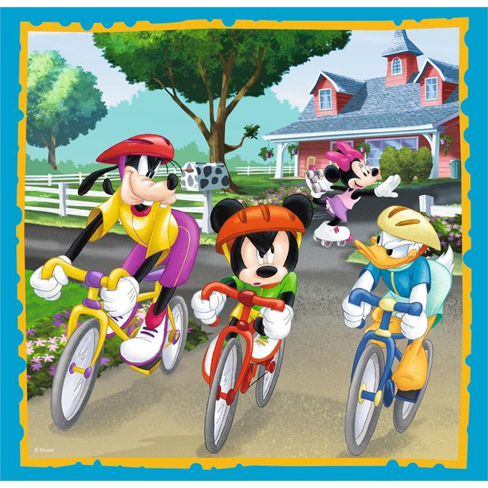 Mickey Mouse with Friends / Disney Standart Characters 3'lü 20+36+50 Parça Puzzle