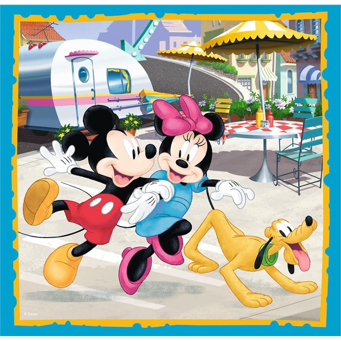 Mickey Mouse with Friends / Disney Standart Characters 3'lü 20+36+50 Parça Puzzle