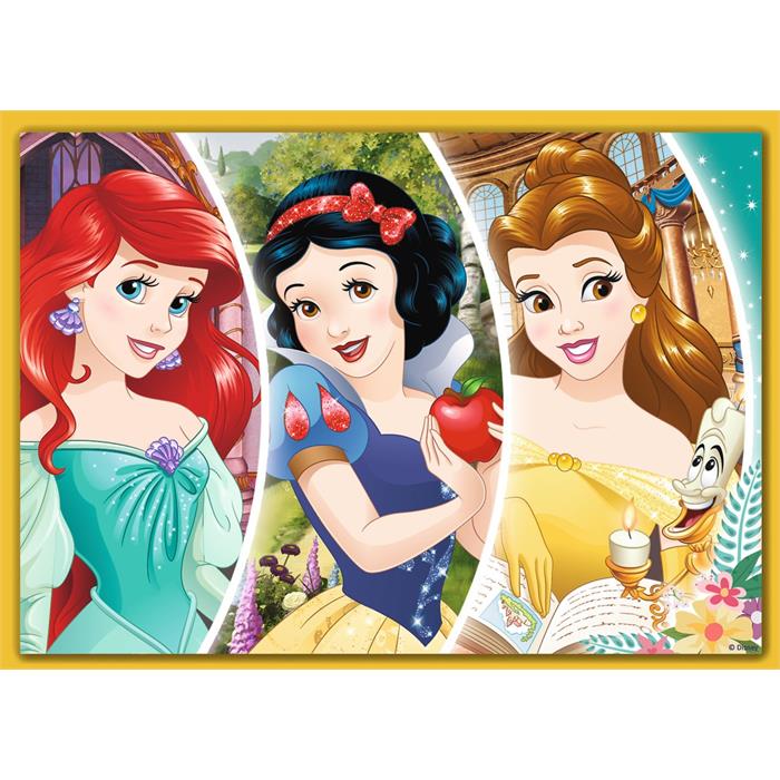 Happy Day of Princesses / Disney Princess 4'lü 35+48+54+70 Parça 4+ Yaş Puzzle