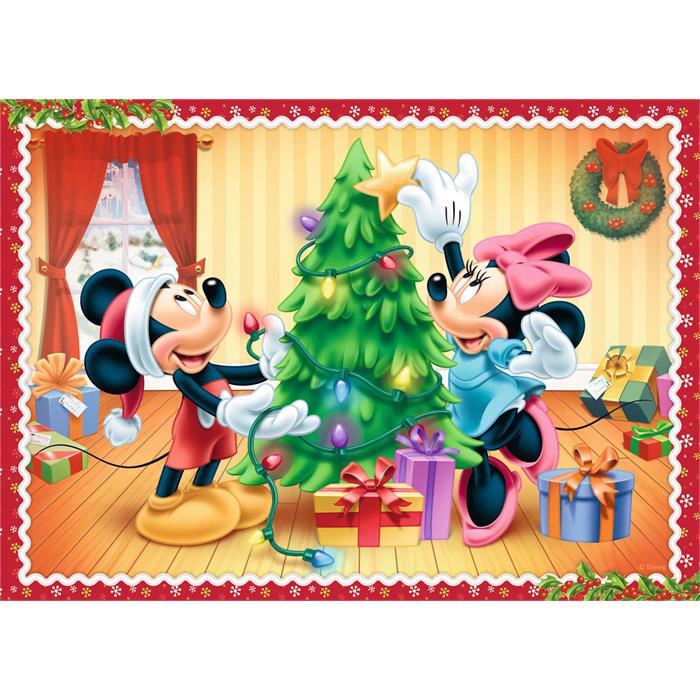 Christmas Time / Disney Standard Characters 4'lü 35+48+54+70 Parça 4+ Yaş Puzzle