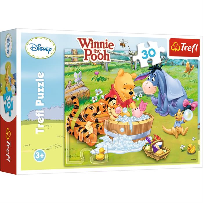 Piglet is Taking a Bath / Disney Winnie the Pooh 30 Parça 3+ Yaş Puzzle