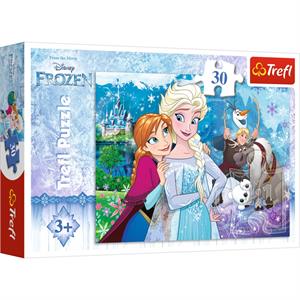 Unleash the Magic / Disney Frozen 30 Parça 3+ Yaş Puzzle