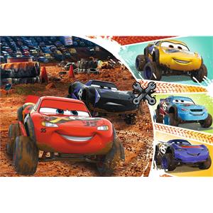 Lightning McQueen with Friends / Disney Cars 3  60 Parça 4+ Yaş Puzzle