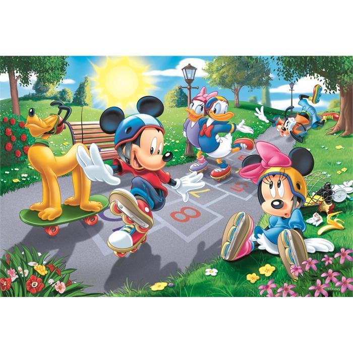 Rollerskating / Disney Standrad Characters 100 Parça 5+ Yaş Puzzle