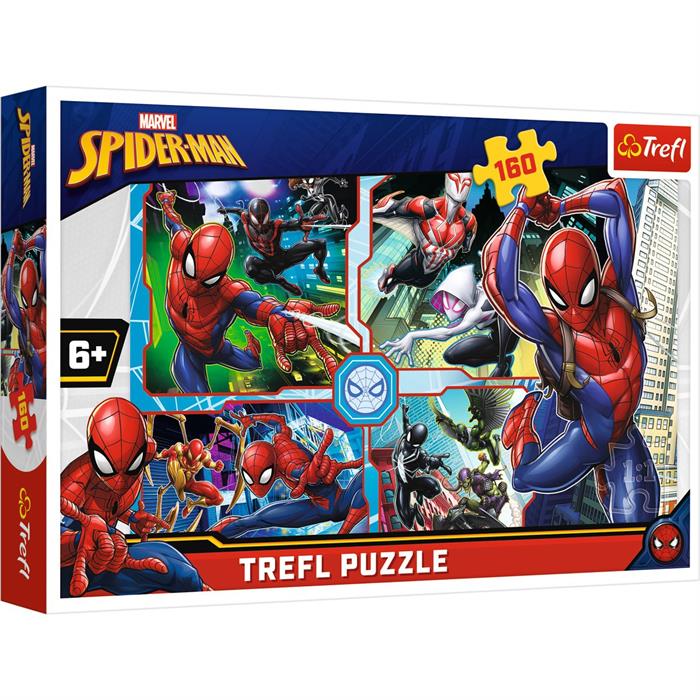 SpiderMan to the rescue / Disney Marvel Spiderman 160 Parça 6+ Yaş Puzzle